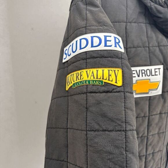 Spyder Team Venom US Ski Team Jacket Patch Removed Mens SIze M Gray Hooded VGC - Picture 6 of 9